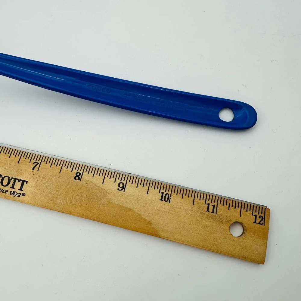 Copco Slotted Spoon Royal Blue Melamine Vintage Kitchen Utensil No 615 12 Inch